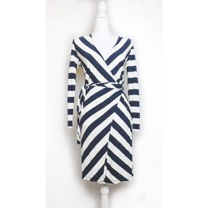 Old Navy Striped Wrap Dress